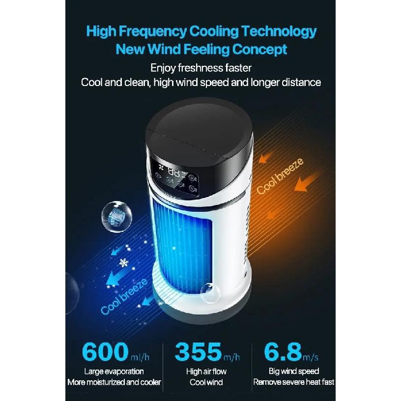 Tragbare Klimaanlage USB Mini Klimaanlage Luftkühler Ventilator Wasserkühlventilator Klimaanlage Luftkühler Für Zuhause Büro