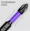 6/12 Pcs Magnetic Screwdriver Bits Non-slip Impact Resistant Torsion Non-slip Bit Hex Shank Alloy Steel Bit Suitable Power Tools
