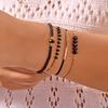 5Pcs/Set Bohemia Rice Beads Stacked Bracelets for Women Girl Handmade Imitation Pearl Crystal Bead Elastic Bracelet Jewelry Gift