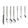 Light Luxury Creative Knife, Fork and Spoon Household Stainless Steel Steak Knife and Fork Western Dessert Spoon Tableware Set High Value