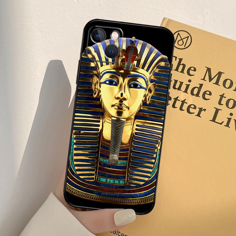 Tutankhamun Phone Case For iPhone 16 15 14 13 12 11 Pro Max 12 13 Mini XR 16e 15 16 Plus Full Cover