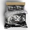 White tiger with splashes. Bedding sets Duvet cover sets Duvet covers Pillowcases(1 * Duvet Cover 2 * Pillowcases without duvet insert)