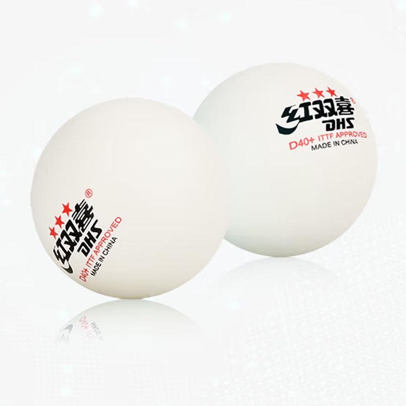 DHS Table Tennis Balls 3 Star D40+ ABS New Material 10 Pcs/PACK Original Ping Pong Balls with Seam ITTF Approved