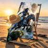 Avatar Print Beach Towel Design, Soft, Lightweight. for Home Bathroom, Spa, Pool, Yoga, Surfing, Camping, Gift for Family, Friend