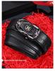 Men's Genuine Crocodile Pattern Leather Belt with Automatic Buckle - Stylish Casual Business Accessory