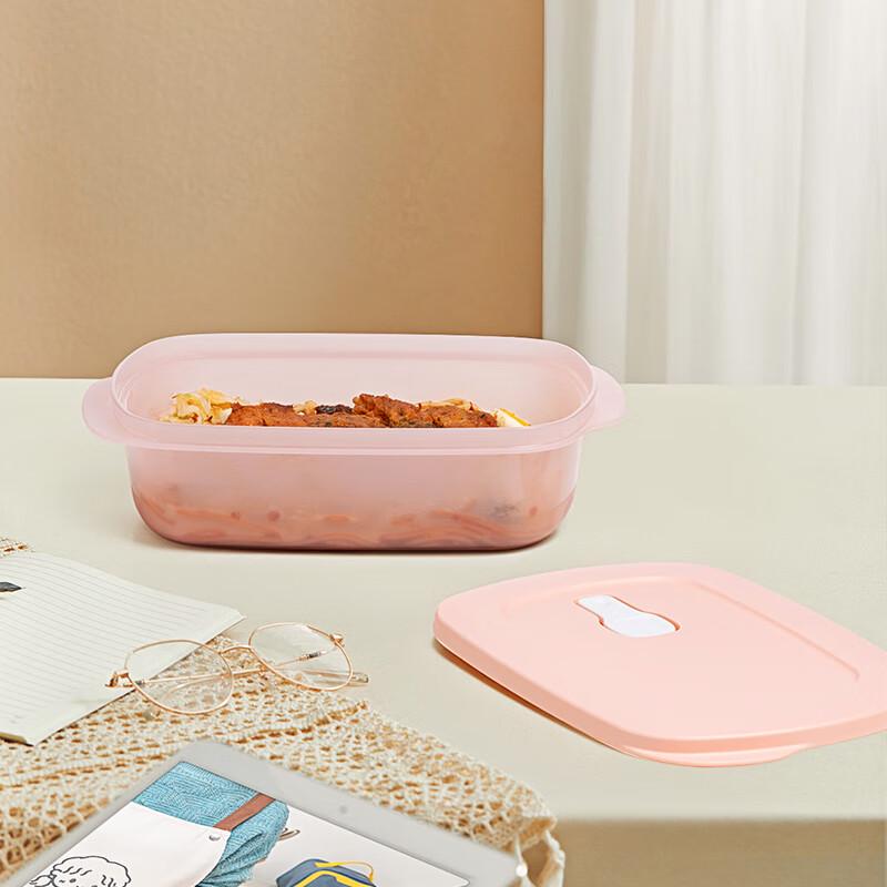 Tupperware 1L Retangular Micro-ondas Caixa de Almoço