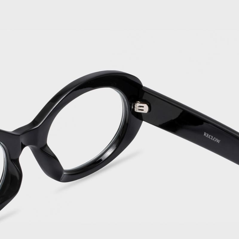 Reclow Blue Light Blocking Glasses Cream No.1 Black