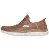 Slip-Ons Comfortable Versatile Low-Top Casual Shoes Women Sneakers Camel-Brown 150254-CML