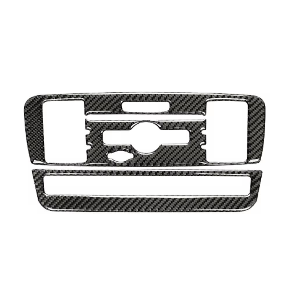 Carbon Fiber Sticker Car CD Air Conditioning Control Panel Cover Trim for Mercedes Benz A Class GLA CLA 2016 2017 2018