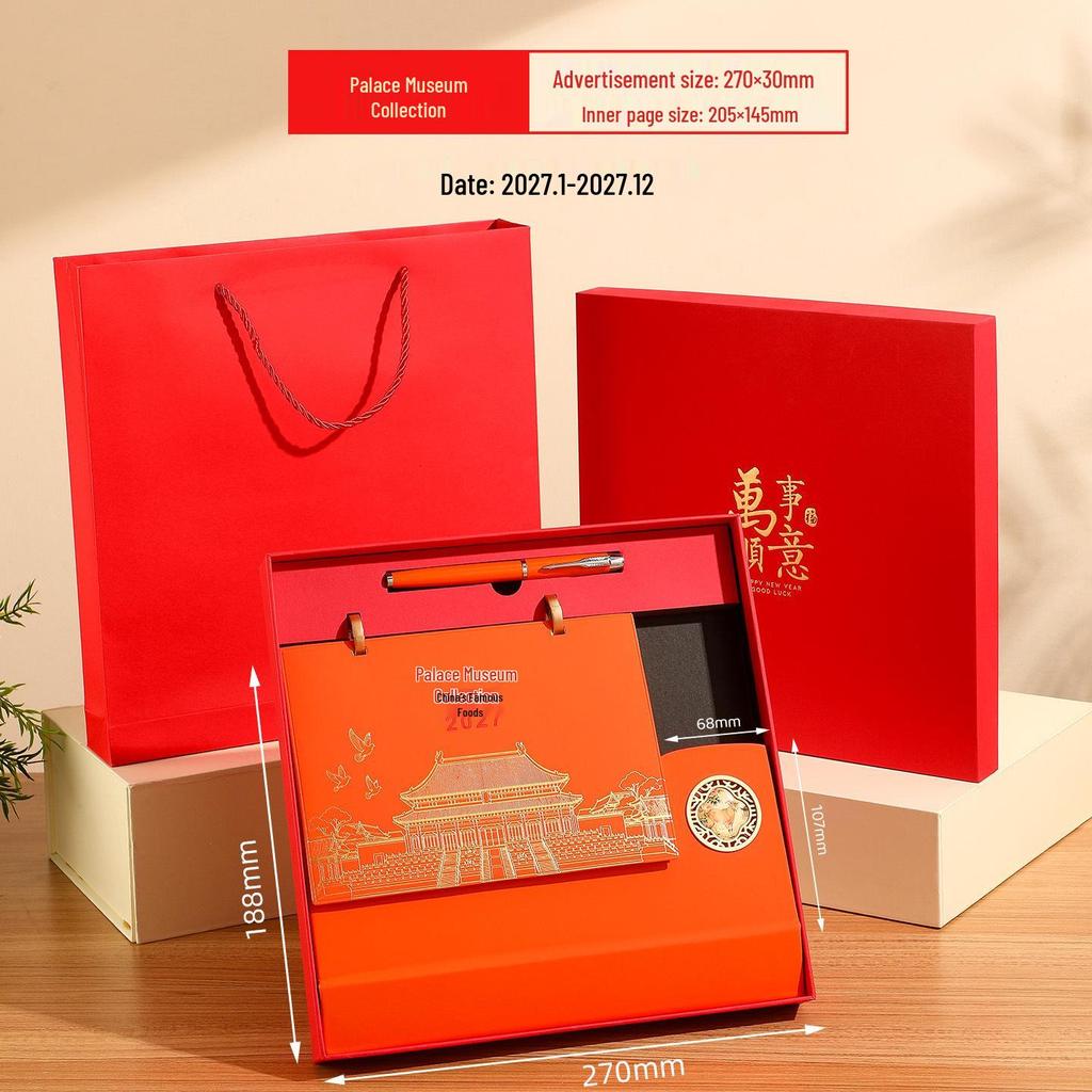 2026 Cartoon Desk Calendar: Cute, Creative Lace Memo with Monthly Punch-In Features for Enterprise Advertising