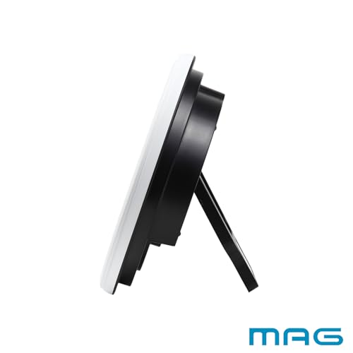 Ceas de Perete MAG, Analogic Mei, Mic, Silențios, Secundar Continuu, Poate Fi Folosit ca Suport, Alb W-764WH-Z