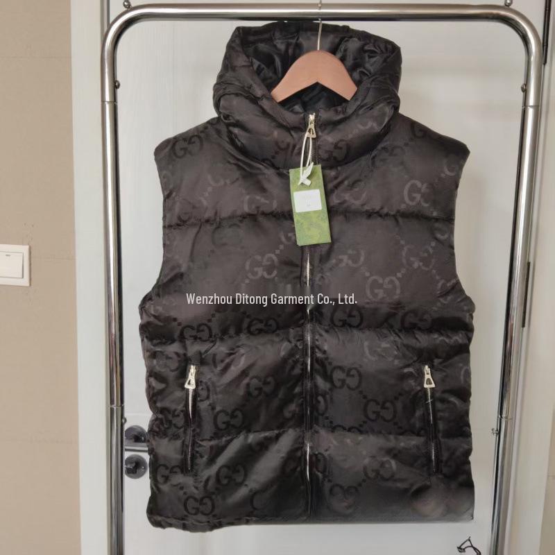 Hochwertige ärmellose Baumwollweste mit Stehkragen für Damen und Herren - Warme Herbst-Winter-Freizeitjacke