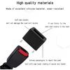 Augeny 2PCS Seat Belt Buckle Holder, Silicone Auto Rear Seatbelt Buckle Booster To Makes Receptacle Stand Upright For Easy Access, Universal Vehicle
