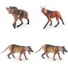 Childrens Animal Model Wolf Set With Plastic Build For Learning Activities And Playtime