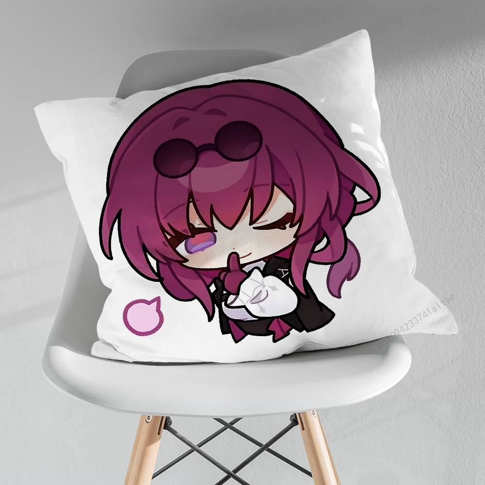 HHonkai Star Rail KKafka Verschiedene Größen Quadratische Kissenhülle Für Auto Zuhause Schlafzimmer Dekor Geburtstag Geschenk