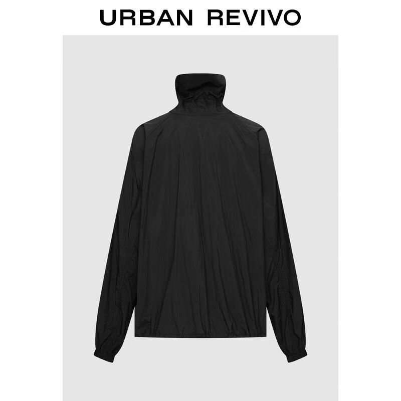 UR Women s Autumn Casual Stand Collar Drawstring Loose Jacket M (M-L)