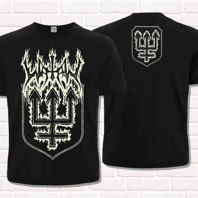 T-shirt con logo Watain. Milizia Black Metal Svedese. Melodic Black Metal.