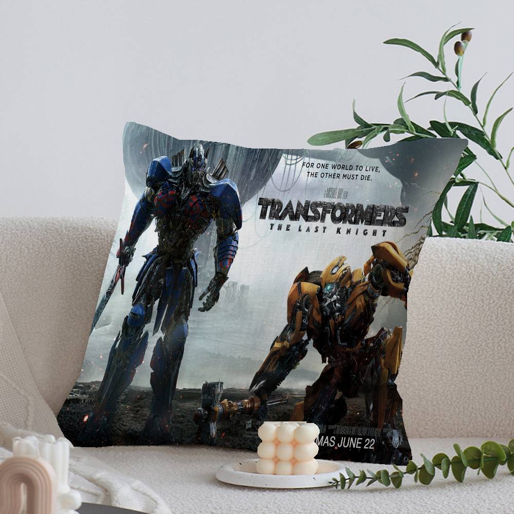 T-Transformers Maple Design Cushion Cover Happy Autumn Harvest Decor Holiday Decorati Pillow Cover