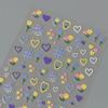 Self Adhesive Nail Sticker Tulip Decal Nail Art Sticker Cartoon Stickers  for Nail Art Decoration