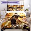 Juego de Ropa de Cama con Nombre Personalizado de Personajes de Genshin Impact de 3 Piezas Funda Nórdica con Cierre Incluye 1 Funda Nórdica y 2 Fundas de Almohada para Todas las Estaciones Decoración de Dormitorio