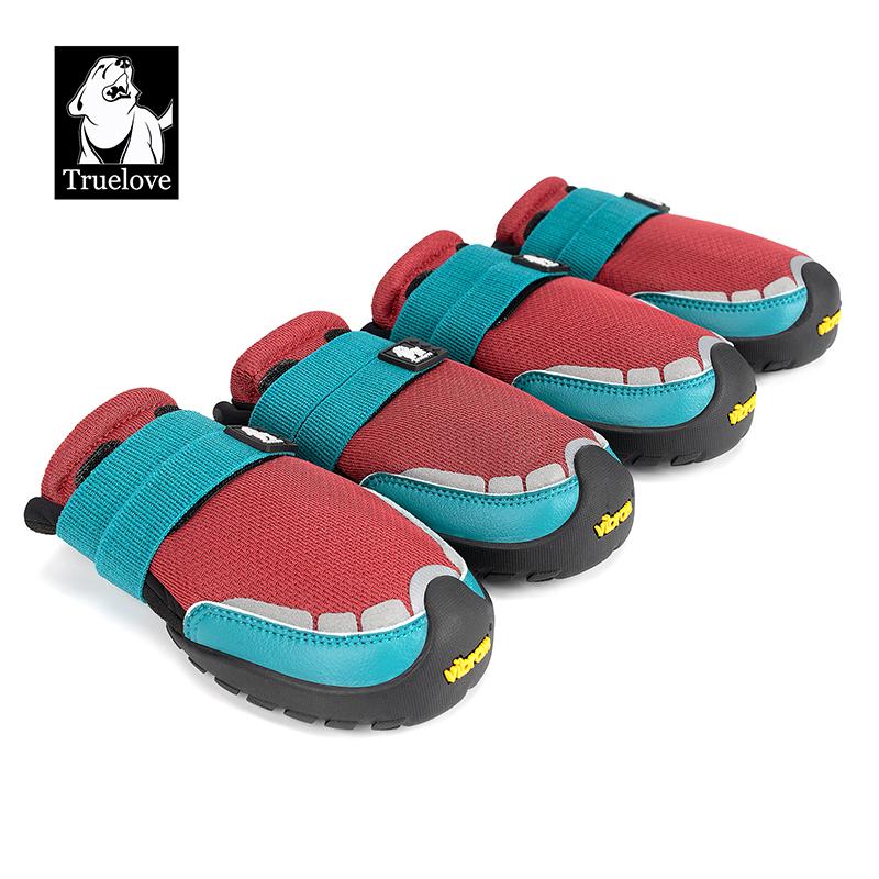 Truelove Pet Shoes Vibram Sole Reflective Durable Anti-slip Soft Mesh Nylon Comfortable Outdoor NEW 2/4pcs Training TLS4862