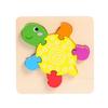 Wooden 3D Three-Dimensional Puzzle Children'S Educational Toys Infant Montessori Early Education Intellectual Development Puzzle Board