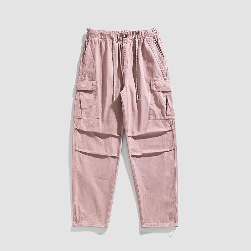 Overalls Men's Loose Straight Trendy Outdoor Sports Casual Trousers Trendy Brand Men's Pants Wear-resistant and Dirt-resistant