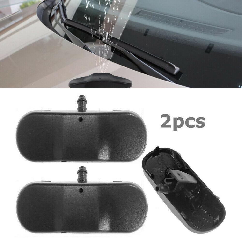 

2pcs Car Windscreen Washer Jet Spray Nozzle Black For VW CC Jetta Golf MK5 MK6 Passat Caddy OEM5M0955985C Car Accessories 2pcs