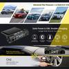 Solar Car TPMS LCD Display Tire Pressure Monitor USB Charging External Internal Sensor Auto Alarm Digital for Car