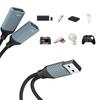 2/3Port USB Extender Cable with Fast 480Mbps Data Transfer 1.5A Charging For PC Laptop Printer Mouse
