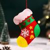 Christmas Tree Xmas Non-Woven Charms Christmas Stocking Christmas Toy DIY Christmas Pendant  Party