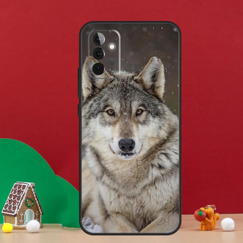 Animal Wolf Howling Case For Samsung Galaxy A55 A52 A32 A12 A33 A06 A16 A26 A36 A56 A15 A53 A13 A34 A54 A14 A17