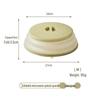 High-Temp Resistant Microwave Splatter Lid - Foldable, Oil-Proof & Multi-Functional Food Preservation Cover