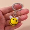 Lovely Handmade Bee Keychain Animal Key Ring Pendants for Women Girls Handbag Decor DIY Kid's Jewelry Gifts