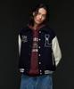 Lee Wool Blend Varsity Jacket Navy