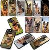 Phone Cover German Shepherd Lovely Dog Casing for Apple iPhone 16 15 14 Plus 13 12 Mini 17 Pro Max + ProMax 16E Air 15+ Case