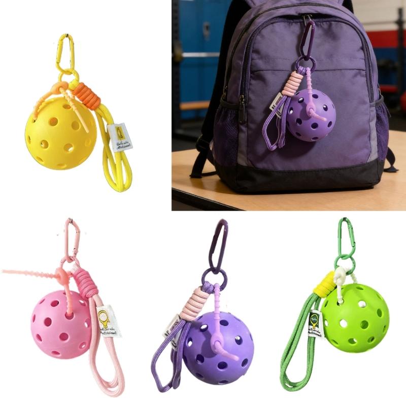 Pickleballs Keychain Accessory For Sports Enthusiasts And Students Pickleballs Charm Keyring For Everyday Use And Sports
