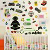 Luminous Gamer Boy Wall Stickers Game Element Vinyl Decals Glow In The Dark Home Decoration For Kids Room Bedroom Gaming Zone