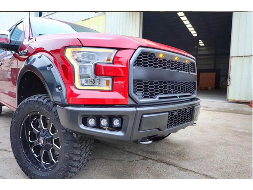Fits 2015-2017 Ford F150 for Raptor Style Front Bumper Modification