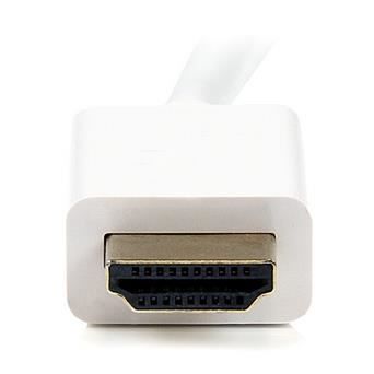 Câble HDMI® Haute Vitesse CL3 Mâle Vers Mâle Pour Installation Murale - STARTECH - 7 M - Blanc