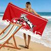 Toalha de Praia Estampada FC Köln, Toalha Grande Macia de Secagem Rápida para Praia Camping Natação