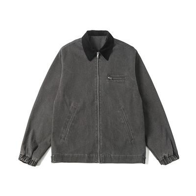 Nouvelle Veste d'Automne Style Denim Rétro Homme et Femme Identique Veste Décontractée Polyvalente Homme