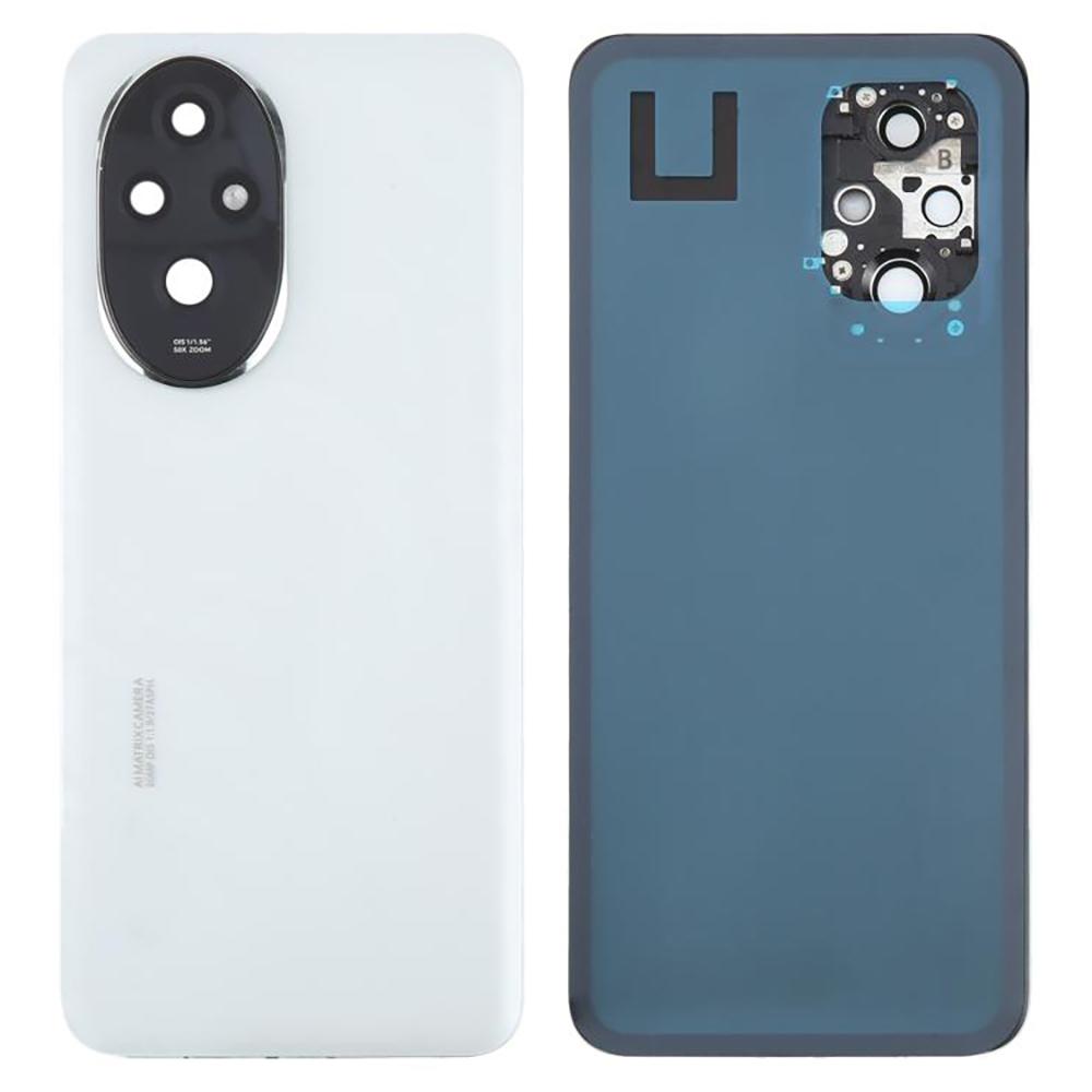 For Honor 200 5G Back Battery Housing Cover with Camera Ring Lens Cover Spare Part (Without Logo)