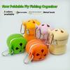 1 Piece Portable Storage Pouch For Small Fishing Gear Outdoor Waste Collection Foldable Fly Fishing Silicone Storage Container