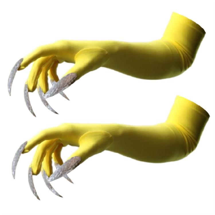 Lange Nägel Handschuhe Elastische Pfoten Armhandschuhe Für Punk Outfit Kostümpartys Abendveranstaltung Anzieh Zubehör Armschmuck