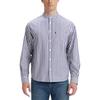 Levis Comfortable Striped Minimalist Stand Collar Long Sleeve Shirt Men shirts 003MY-0003