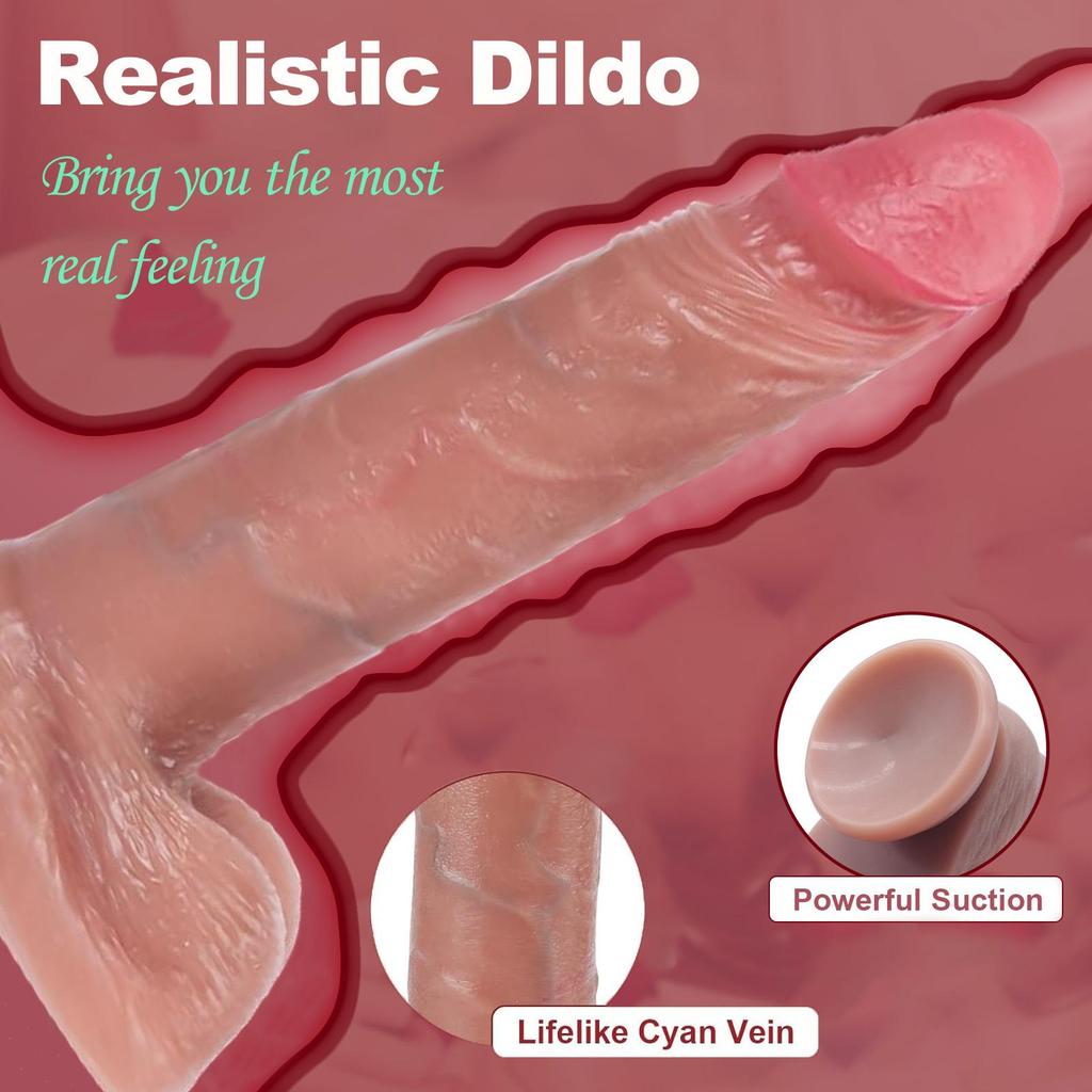 Realistic Dildo Strong Suction Cup Anal Plug Sex Toys Vaginal Massage Anal Stimulator  Realistic Dildo Sucker Dildos For Men Women Masturbator Sex Toy