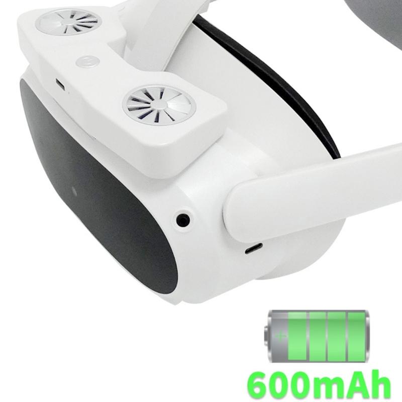 Upgraded VR Fan Air Circulation L Interface for  4 VR Headsets L Interface Air Circulation 2Cooler Fan