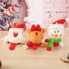 With Clap Circle Snowman Bracelet Plush Toy Santa Claus Christmas Doll Bracelet  Kids Toys Present