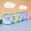 Student Dormitory Small Alarm Clock Cute Fashion Children Candy Color Alarm Clock Cartoon Face Bedside Clock Clock Home Use